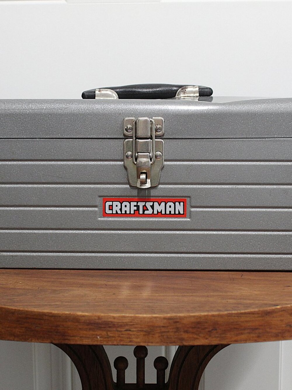 Vintage Craftsman Metal Toolbox w/ Plastic Tray